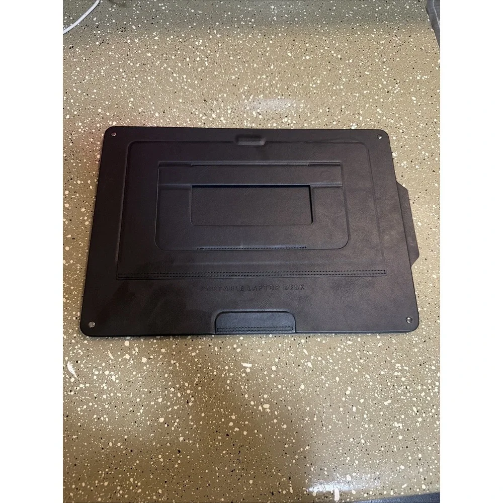PUNCUBE Portable Lap Desk - with Retractable‎ Mouse Pad, Black